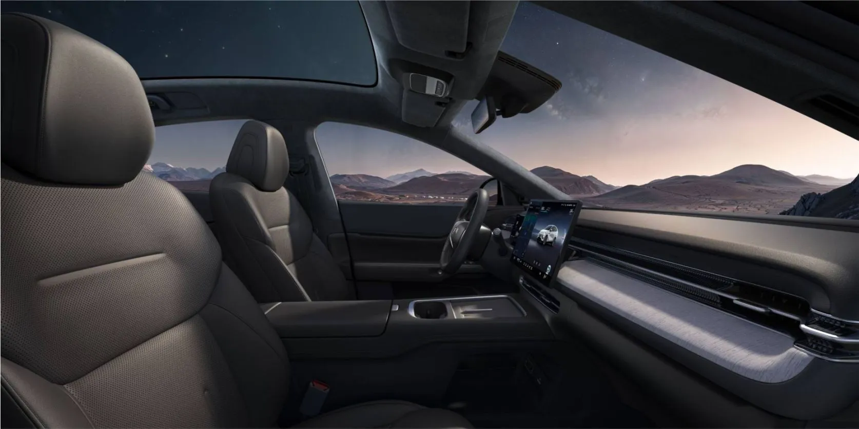 XPENG G6 Cabin Dark Gray