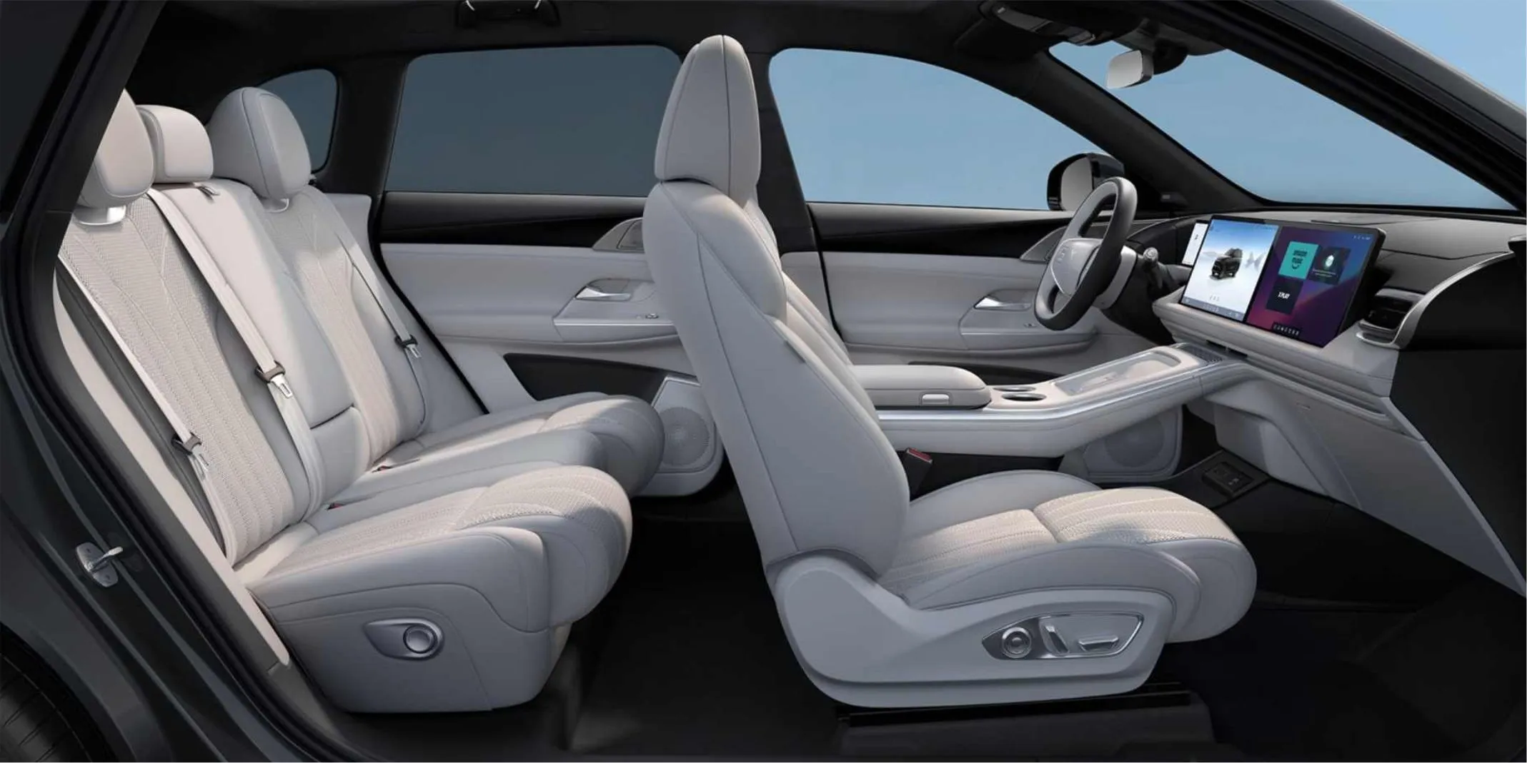 XPENG G9 Cabin Light Gray